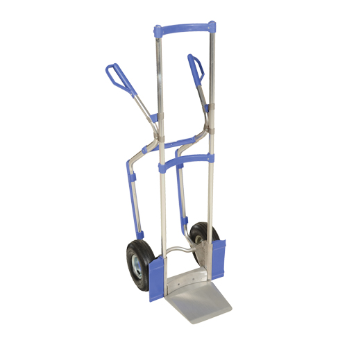 Ergonomic Hand Truck, Combination Handle, Aluminum, 52" Height, 350 lbs. Capacity Chandler Sales