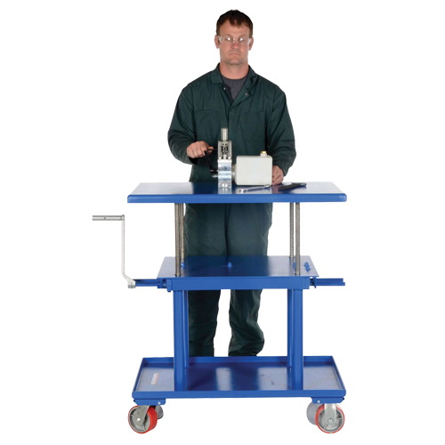 Table &eacute;l&eacute;vatrice hydraulique, 24" lo x 36" la, Acier, Capacit&eacute; 2000 lb Chandler Sales