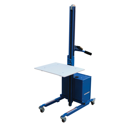 Gerbeur &agrave; plateforme &agrave; &eacute;l&eacute;vation rapide, M&eacute;canisme &eacute;lectrique, Capacit&eacute; de 175 lb, Levage max de 57" Chandler Sales