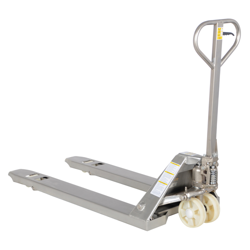 Pallet Truck, Stainless Steel, 48" L x 27" W, 5500 lbs. Capacity Chandler Sales