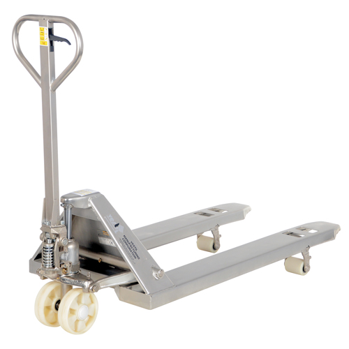 Pallet Truck, Stainless Steel, 48" L x 27" W, 5500 lbs. Capacity Chandler Sales
