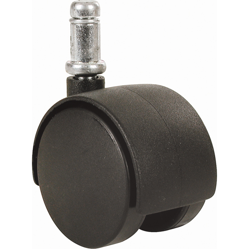 Twin Wheel Caster (300/400 Series), Swivel with Brake, 2" (51 mm) Dia., 75 lbs. (34 kg.) Capacity Chandler Sales