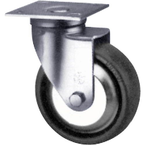 Heavy-Duty Caster, Rigid, 5" (127 mm), Neoprene, 550 lbs. (249.5 kg.) Chandler Sales