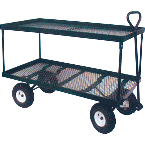 Double Deck Wagon, 24" W x 48" L, 600 lbs. Capacity Chandler Sales