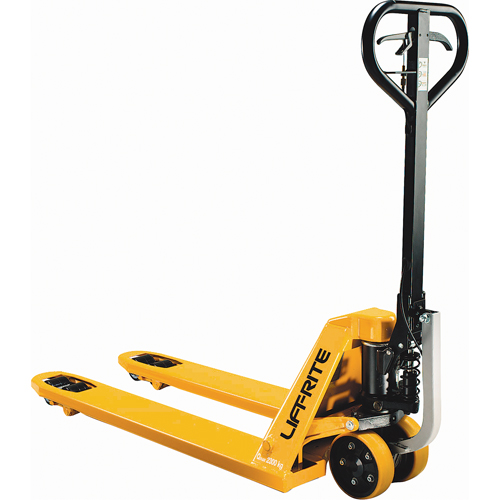 Power-Start Technology Pallet Trucks, Steel, 48" L x 27" W, 5000 lbs. Capacity Chandler Sales