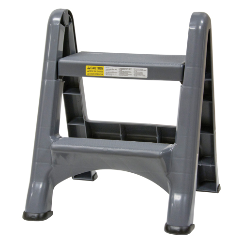 Escabeau repliable, 2 marches, 19-1/2" x 20-1/2" x Hauteur 22-3/4" Chandler Sales