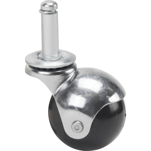 Roulette zingu&eacute;e, Pivotant avec frein, Diam&egrave;tre 2" (50,8 mm), Capacit&eacute; 200 lb (91 kg) Chandler Sales