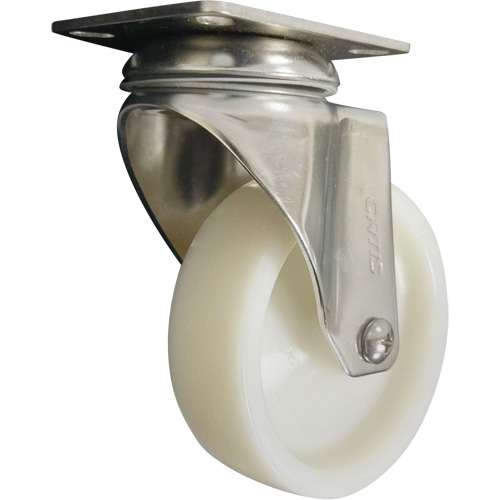 Caster, Swivel, 4" (101.6 mm), Nylon, 200 lbs. (91 kg.) Chandler Sales