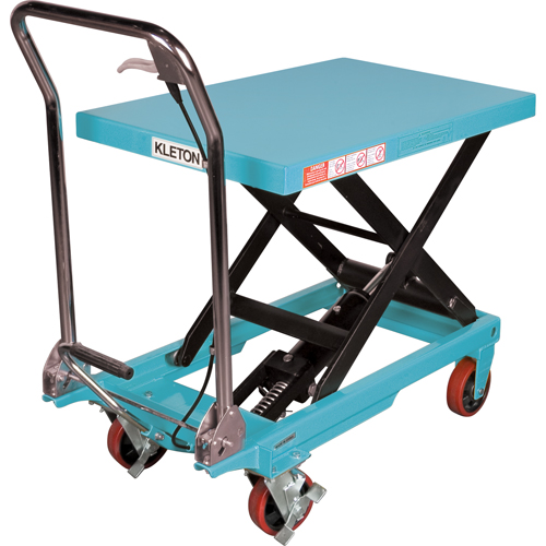 Heavy-Duty Hydraulic Scissor Lift Table, 32" L x 19-3/4" W, Steel, 660 lbs. Capacity Chandler Sales