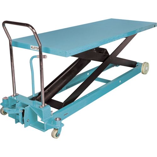 Heavy-Duty Hydraulic Scissor Lift Table, 80-1/8" L x 29-1/2" W, Steel, 2200 lbs. Capacity Chandler Sales