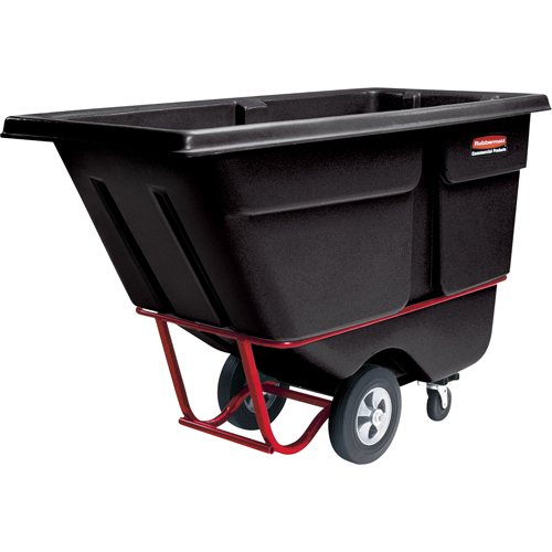 Chariot basculeur en acier, Poly&eacute;thyl&egrave;ne, 1 vg³, Capacit&eacute; de charge de 1250 lb Chandler Sales