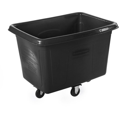 Bulk Cube Truck, Polyethylene, 44-1/16" L x 31" W x 32-1/2" H, 14 cu.ft. Volume, 500 lbs. Capacity Chandler Sales