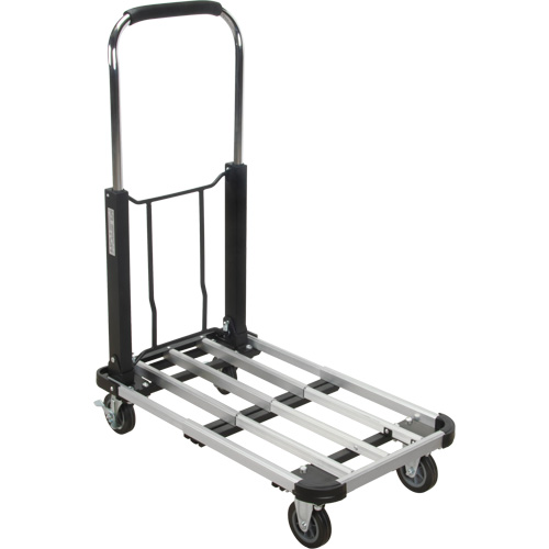 Foldable Platform Trucks, Aluminum, 300 lbs., 28" L x 16" W, 32" High Chandler Sales