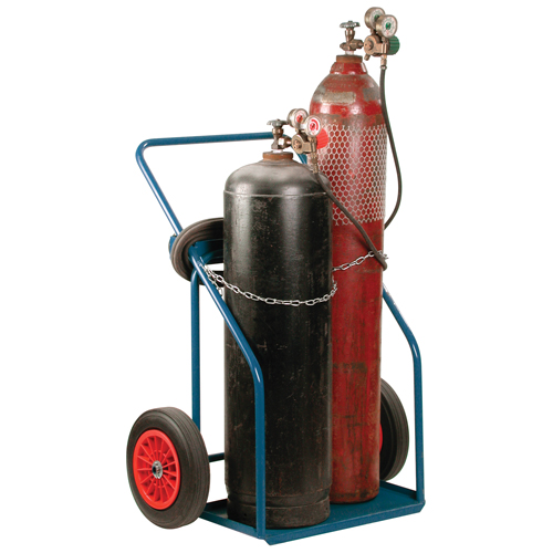 Chariots pour bouteilles de gaz, Roues Caoutchouc, Base de , 1000 lb Chandler Sales