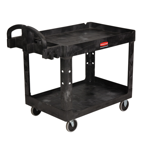 Heavy Duty Utility Cart - 4520-88, 2 Tiers, 25-1/4" x 39" x 44", 500 lbs. Capacity Chandler Sales
