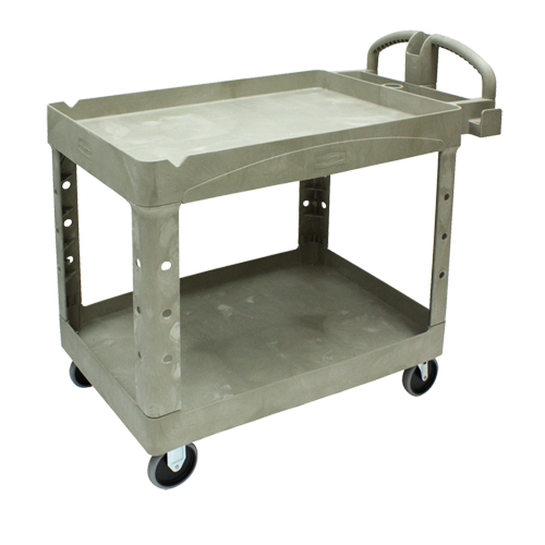 Heavy Duty Utility Cart - 4520-88, 2 Tiers, 25-1/4" x 39" x 44", 500 lbs. Capacity Chandler Sales