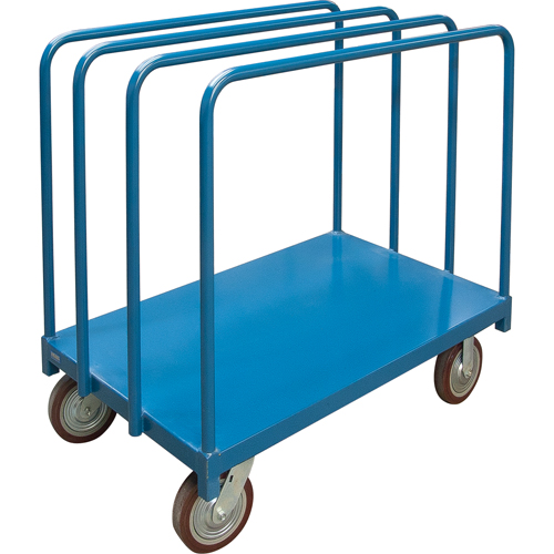 Single Level Rails Heavy-Duty Panel Mover Truck, 48" x 30" x 45", 2500 lbs. Capacity Chandler Sales