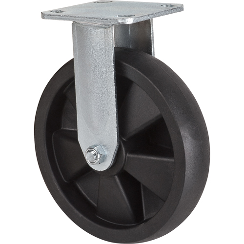 Roulettes haute temp&eacute;rature, Fixe, 8" (203,2 mm), Nylon, 1000 lb (453 kg) Chandler Sales