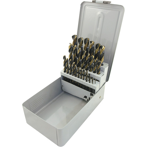 BG29 Jeu de forets JET-KUT Torque Drive, 29 morceaux, Acier rapide Chandler Sales