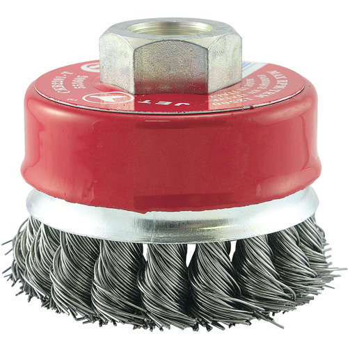 CKB2201T Knotted Cup Brush, 2-3/4" Dia. x 5/8"-11 Arbor Chandler Sales