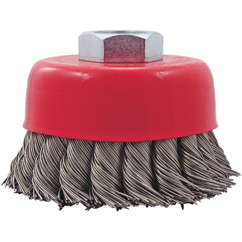 CK3201T Brosse fils nou&eacute;s torsad&eacute;s, 3" dia. x 5/8"-11 arbre Chandler Sales