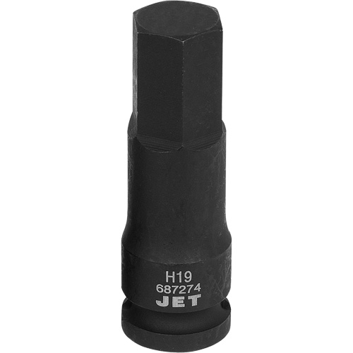 Impact Bit, Hex, 19 mm x 1/2" Drive Chandler Sales