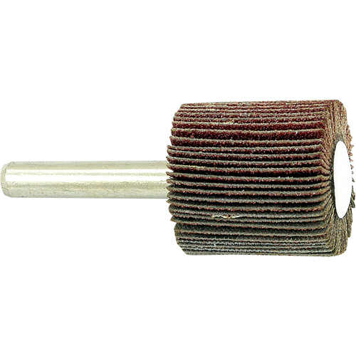 Disque &agrave; lamelles mont&eacute; sur mandrin, Grain 80, 1" x 1" x 1/4" Chandler Sales