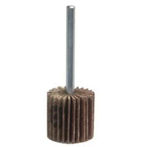 Mini Mounted Flap Wheel, Aluminum Oxide, 120 Grit, 1" x 1/2" x 1/4" Chandler Sales