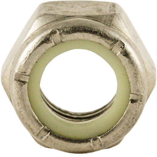 &eacute;crou auto-frein&eacute; en nylon, 3/8" dia, Acier inoxydable, Cors&eacute; Chandler Sales