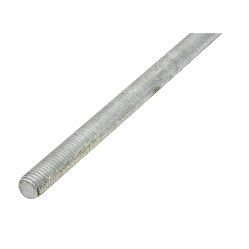 Threaded Rod, 1/4"-20, 36" L, Galvanized, Grade 2 Grade Chandler Sales