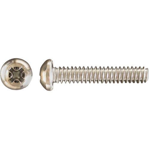 Pan Phillips HD Machine Screws, #10 x 1" L, Zinc Plated Chandler Sales
