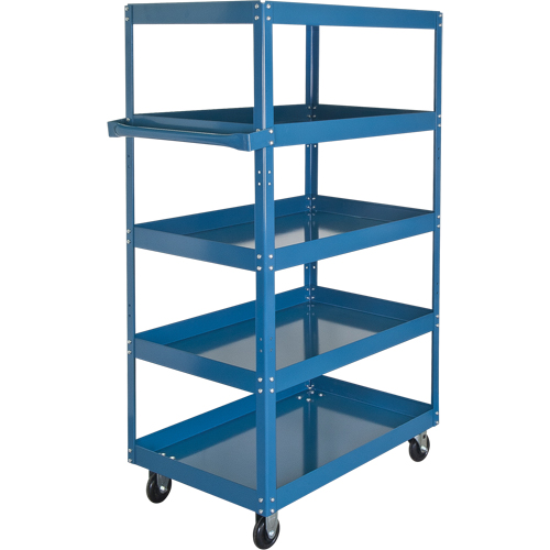Shelf Carts , 5 Tiers, 18" W x 61" H x 30" D, 900 lbs. Capacity Chandler Sales