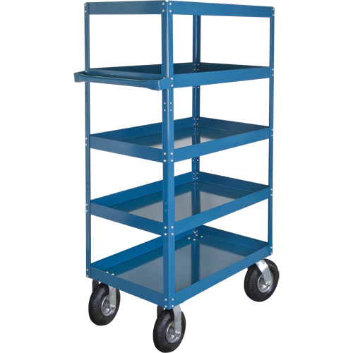 Shelf Carts , 5 Tiers, 24" W x 65" H x 36" D, 900 lbs. Capacity Chandler Sales