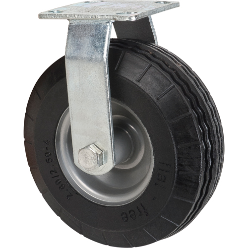 Flat-Free Casters, Rigid, 8" (203.2 mm), Flat-Free, 275 lbs. (125 kg.) Chandler Sales