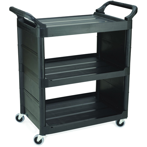 Chariot de service avec panneaux d'extr&eacute;mit&eacute;s, 3 tiers, 18-5/8" x 36-5/8" x 33-5/8", Capacit&eacute; 150 lb Chandler Sales