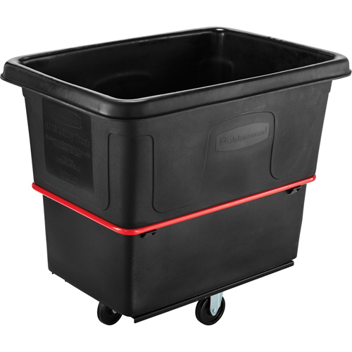 Chariot utilitaire &agrave; usage intensif, Plastique recycl&eacute; noir, 44-3/8" lo x 31" la x 38-1/4" h, Volume 16 pi³, Capacit&eacute; 1000 lb Chandler Sales