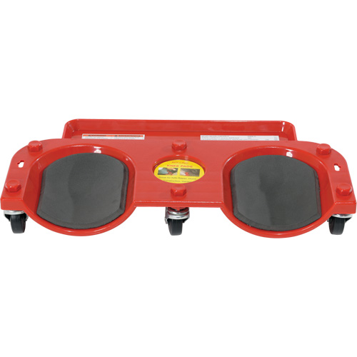 Rolling Knee Dolly, Plastic, Red, 350 lbs. Capacity Chandler Sales