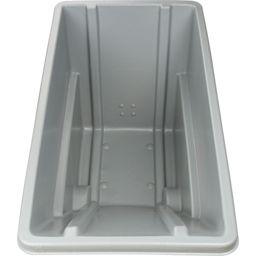 Chariot basculeur en acier, Poly&eacute;thyl&egrave;ne, 0,625 vg³, Capacit&eacute; de charge de 500 lb Chandler Sales