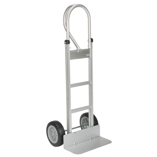 Knocked Down Hand Truck, P-Handle Handle, Aluminum, 52-1/8" Height, 500 lbs. Capacity Chandler Sales