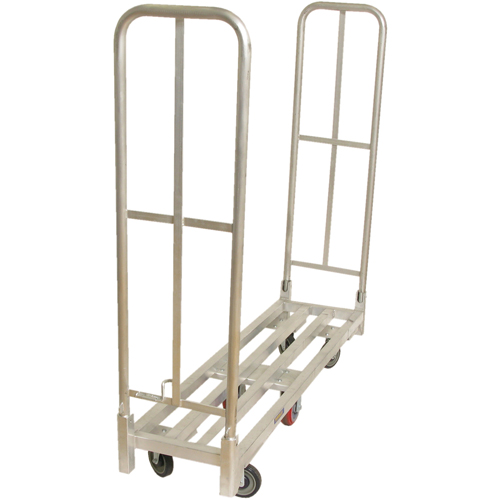 U-Boat Platform Truck, 59-1/2" L x 16" W, 1750 lbs. Capacity, Polyurethane Casters Chandler Sales