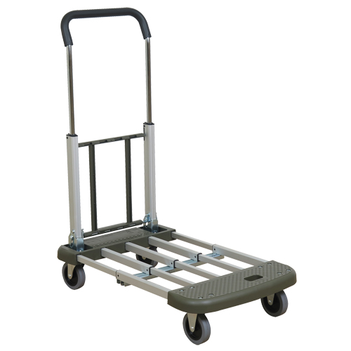 Telefolding Platform Truck, Aluminum, 330 lbs., 29-1/2" L x 17-1/2" W, 36-1/2" High Chandler Sales