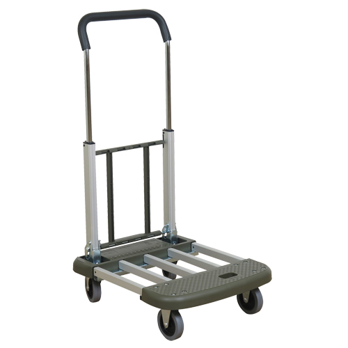 Telefolding Platform Truck, Aluminum, 330 lbs., 29-1/2" L x 17-1/2" W, 36-1/2" High Chandler Sales