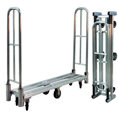 Chariot utilitaire pliant en aluminium U-Boat, 16" la x 60" lo, 1500 lb cap, Roues Polyur&eacute;thane Chandler Sales