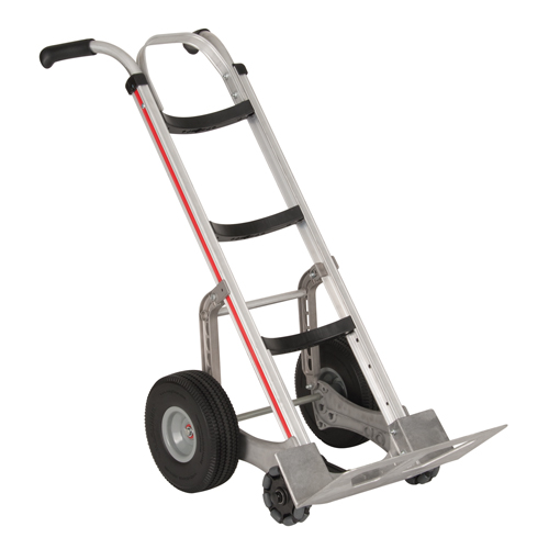 Self-Stabilizing Hand Truck, Dual Handle, Aluminum, 55'' Height, 500 lbs. Capacity Chandler Sales