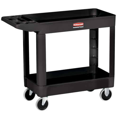 Heavy-Duty Utility Cart - 4500-89, 2 Tiers, 18" x 33-1/4" x 39", 500 lbs. Capacity Chandler Sales