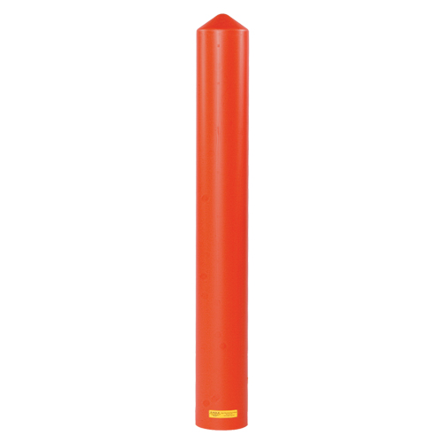 Enveloppe lisse pour butoir, 8" dia. x 56" l, Rouge Chandler Sales