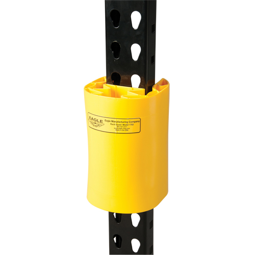 Polyethylene Rack Guard, 5" W x 6" L x 8" H, Yellow Chandler Sales
