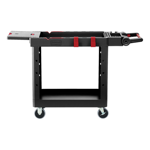 Chariot utilitaire robuste et polyvalent, 2 tiers, 17-3/4" x 36" x 46-1/5", Capacit&eacute; 500 lb Chandler Sales