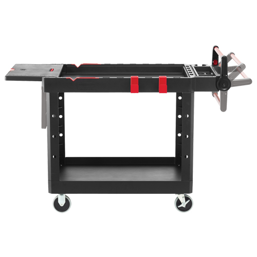 Chariot utilitaire robuste et polyvalent, 2 tiers, 25-1/5" x 36" x 51-1/2", Capacit&eacute; 500 lb Chandler Sales