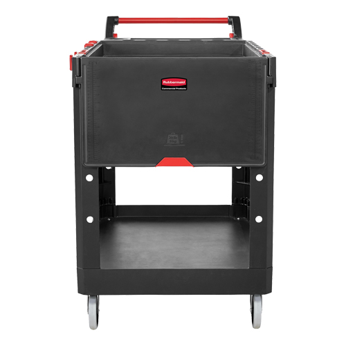 Chariot utilitaire robuste et polyvalent, 2 tiers, 25-1/5" x 36" x 51-1/2", Capacit&eacute; 500 lb Chandler Sales
